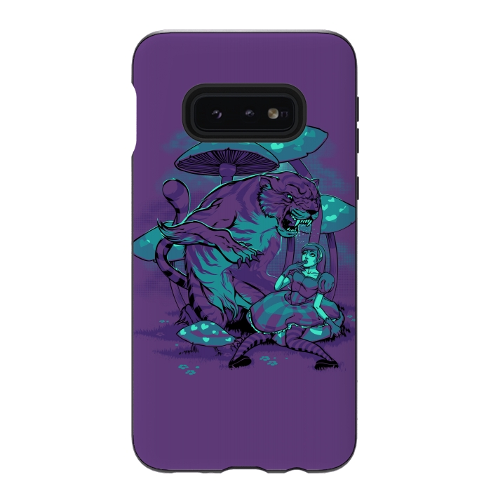Galaxy S10e StrongFit Cheshire Cat by Draco