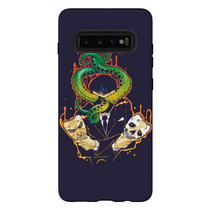 Galaxy S10 plus StrongFit Faceless Man by Draco