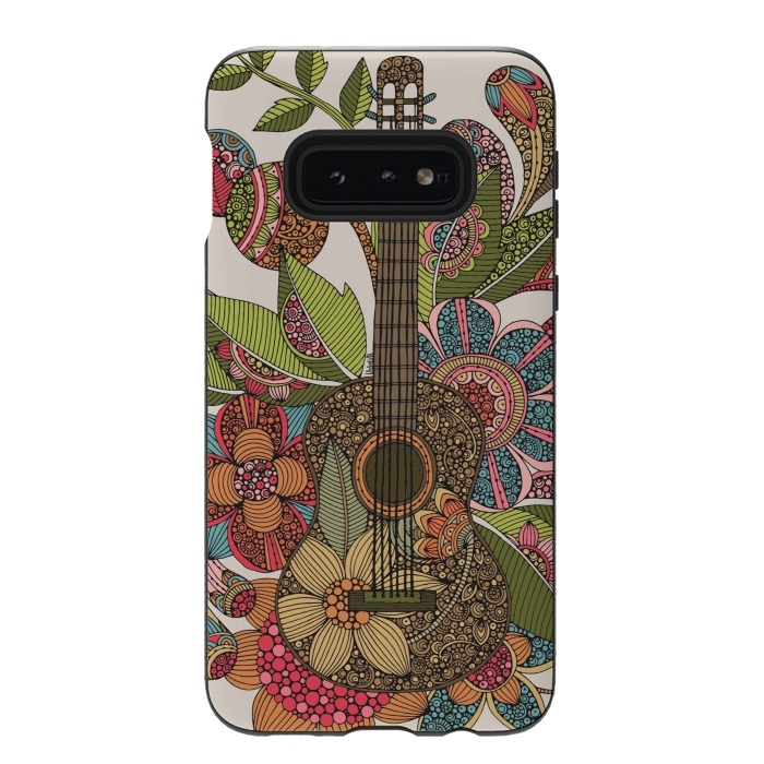 Galaxy S10e StrongFit Ever guitar by Valentina Harper