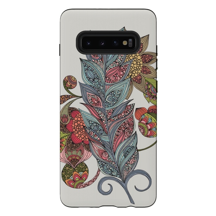 Galaxy S10 plus StrongFit Feather by Valentina Harper