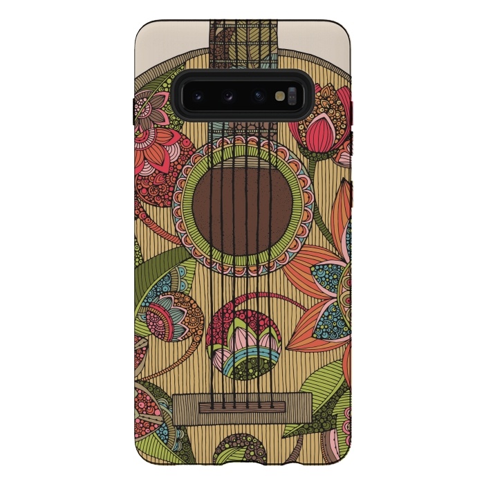 Galaxy S10 plus StrongFit The guitar by Valentina Harper