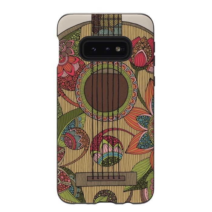 Galaxy S10e StrongFit The guitar by Valentina Harper