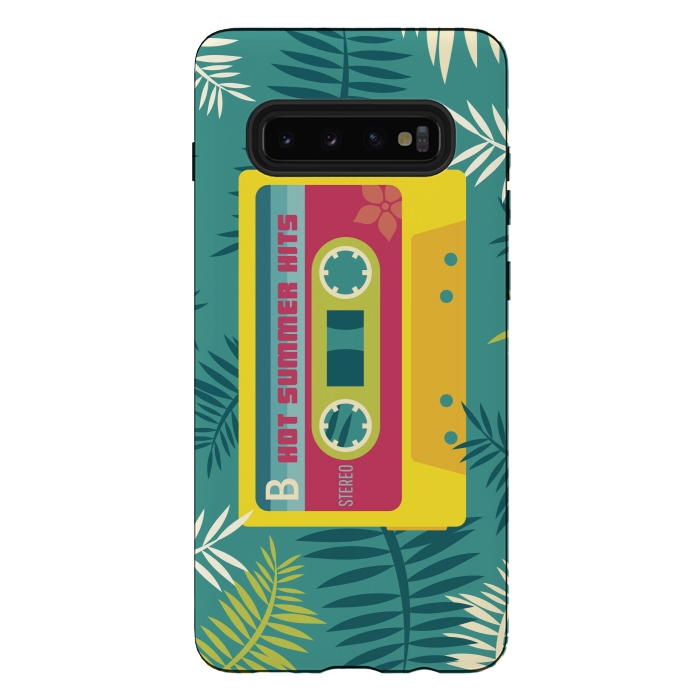 Galaxy S10 plus StrongFit Hot Summer Retro Tape by Dellán
