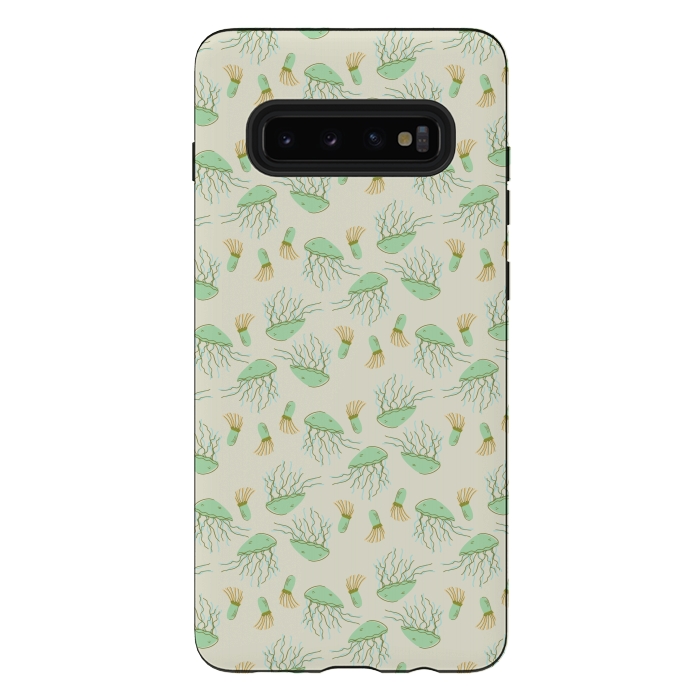 Galaxy S10 plus StrongFit Jellyfish by Edith May