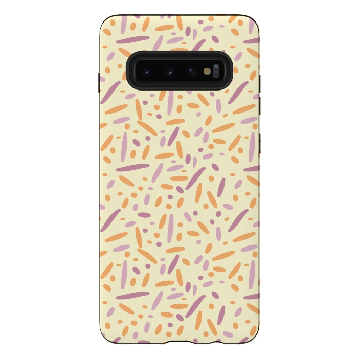 Galaxy S10 plus StrongFit Icecream Sprinkles by Edith May