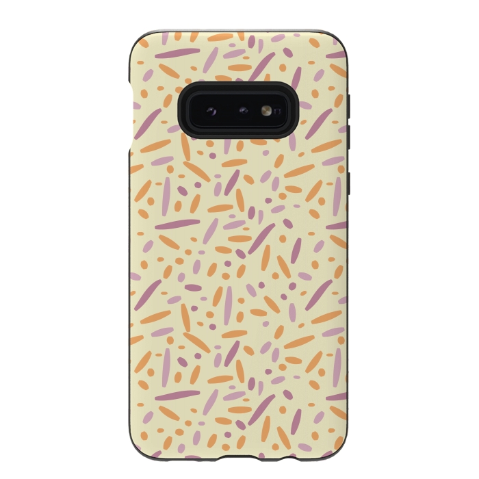 Galaxy S10e StrongFit Icecream Sprinkles by Edith May