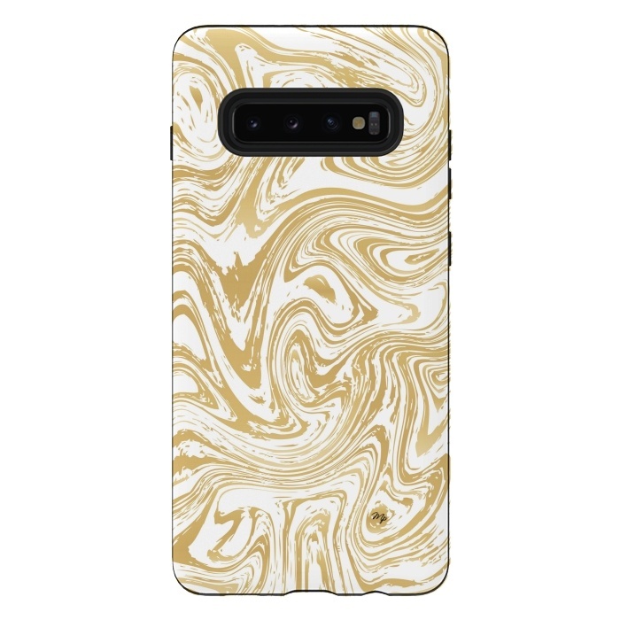 Galaxy S10 plus StrongFit Marble Deluxe by Martina