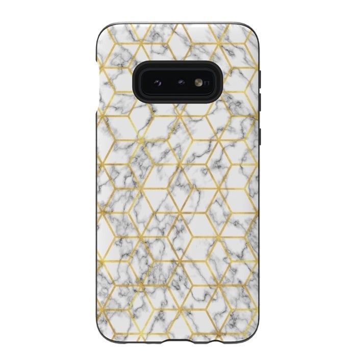 Galaxy S10e StrongFit Graphic Marble by Martina