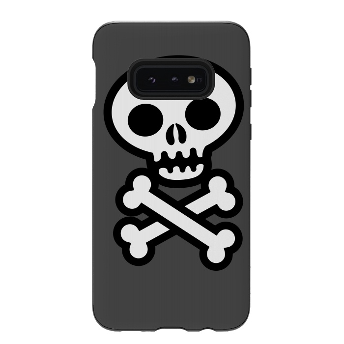 Galaxy S10e StrongFit Skull & Crossbones by Wotto