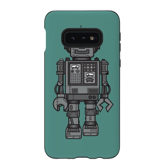 Galaxy S10e StrongFit A Vintage Robot Friend by Wotto