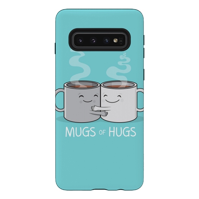 Galaxy S10 StrongFit Mugs of Hugs by Wotto