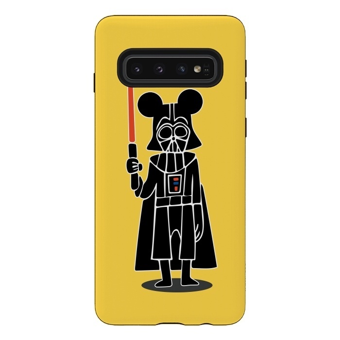 Galaxy S10 StrongFit Darth Vader Mouse Mickey Star Wars Disney by Alisterny