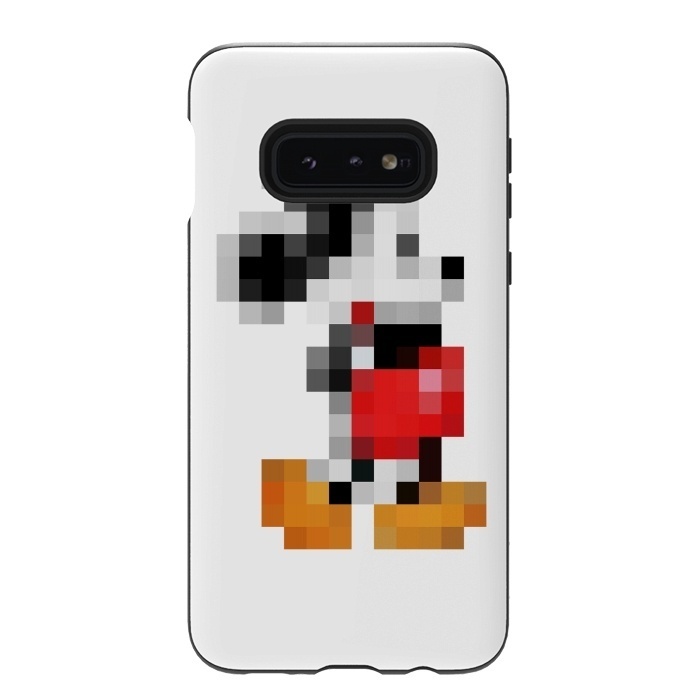 Galaxy S10e StrongFit Mickey Mouse Pixel by Alisterny