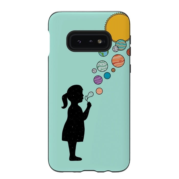 Galaxy S10e StrongFit Planets bubbles by Coffee Man