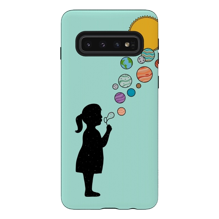 Galaxy S10 StrongFit Planets bubbles by Coffee Man