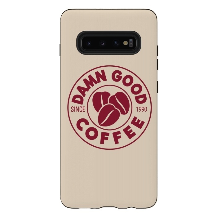 Galaxy S10 plus StrongFit Twin Peaks Damn Good Coffee Costa by Alisterny