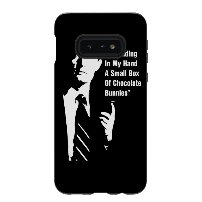 Galaxy S10e StrongFit Twin Peaks Diane Chocolate Bunnies by Alisterny