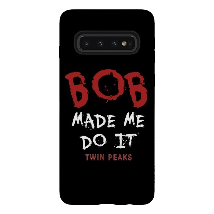 Galaxy S10 StrongFit Twin Peaks Bob Made Me Do It by Alisterny