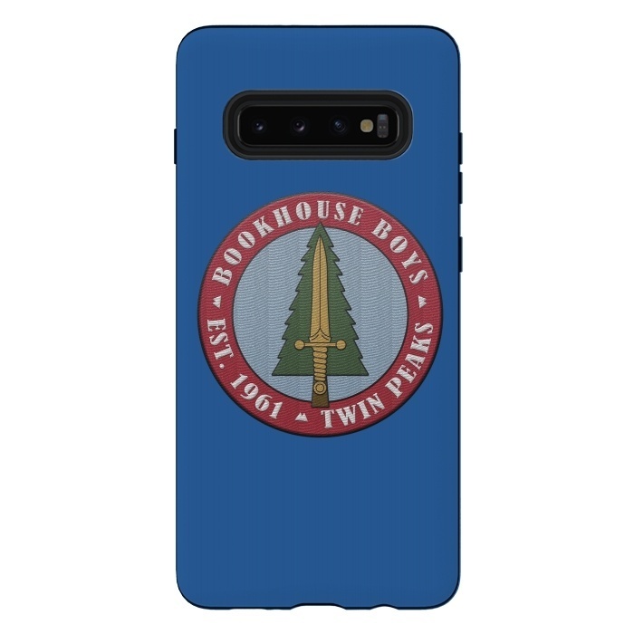 Galaxy S10 plus StrongFit Twin Peaks Bookhouse Boys Embroidered by Alisterny