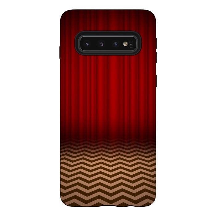 Galaxy S10 StrongFit Twin Peaks Red Room by Alisterny