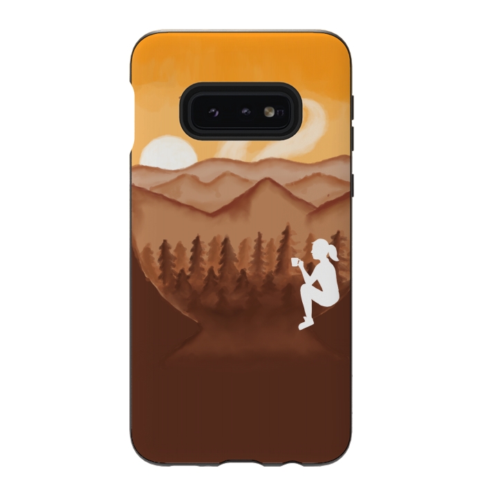Galaxy S10e StrongFit CUP OF COFFEE by Coffee Man
