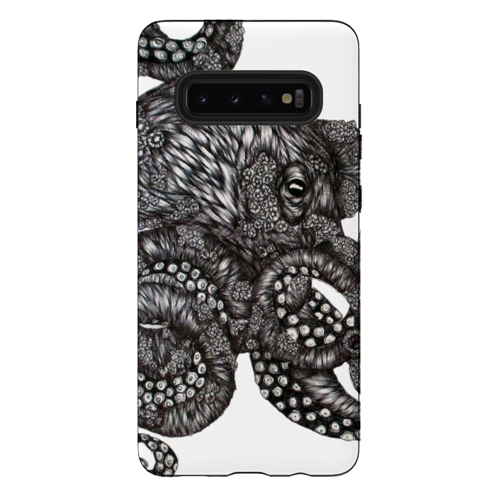 Galaxy S10 plus StrongFit Barnacle Octopus by ECMazur 