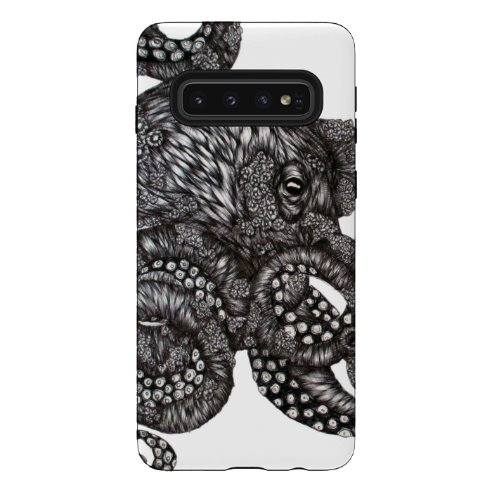 Galaxy S10 StrongFit Barnacle Octopus by ECMazur 