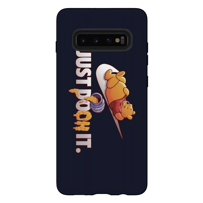 Galaxy S10 plus StrongFit JUST POOH IT by SKULLPY