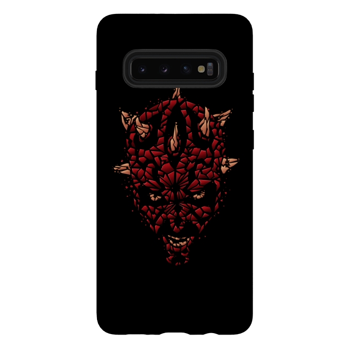 Galaxy S10 plus StrongFit SHATTERED EVIL by SKULLPY