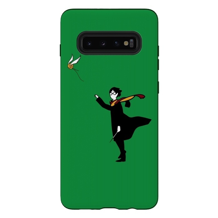 Galaxy S10 plus StrongFit Harry Potter Banksy Balloon by Alisterny