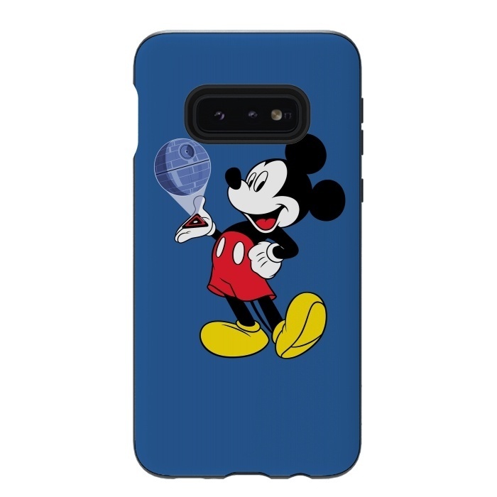 Galaxy S10e StrongFit Mickey Mouse Death Star Plans Star Wars by Alisterny