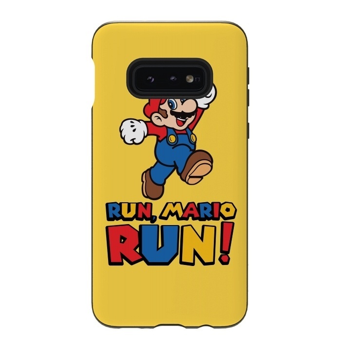 Galaxy S10e StrongFit Run, Mario Run by Alisterny