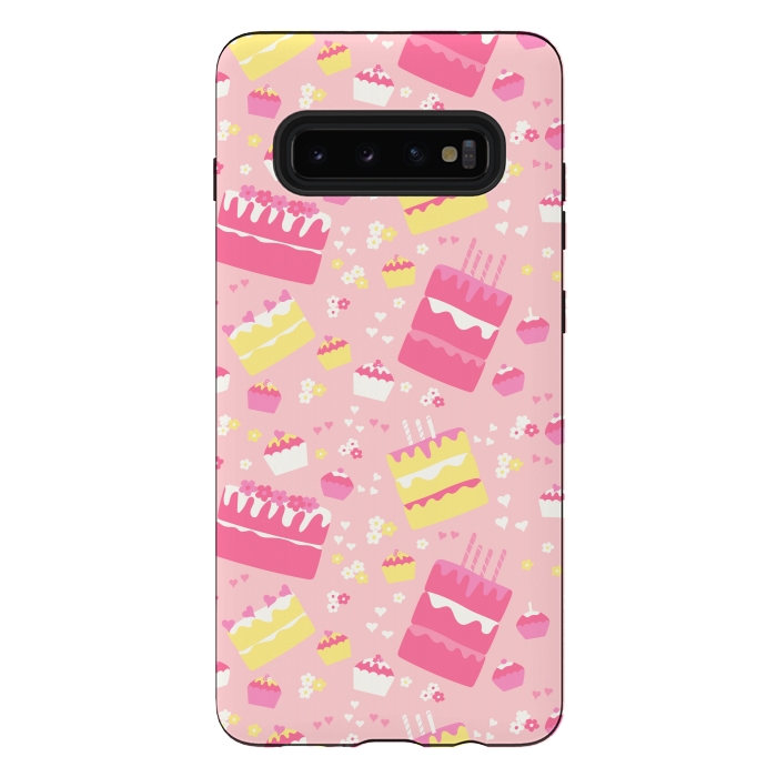 Galaxy S10 plus StrongFit Birthday Cake by Edith May