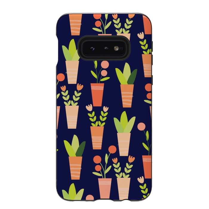 Galaxy S10e StrongFit little garden by Edith May