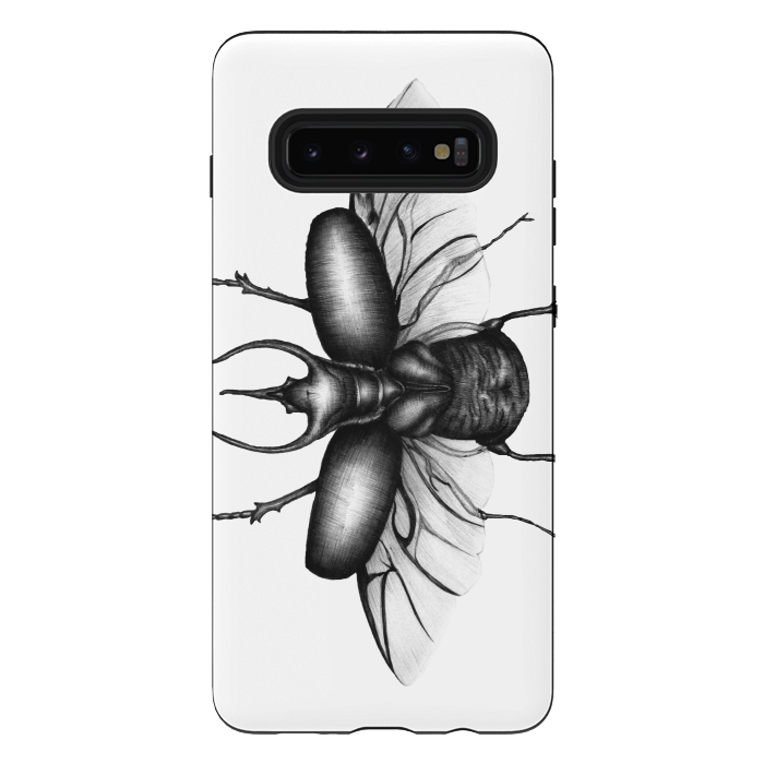 Galaxy S10 plus StrongFit Beetle Wings by ECMazur 