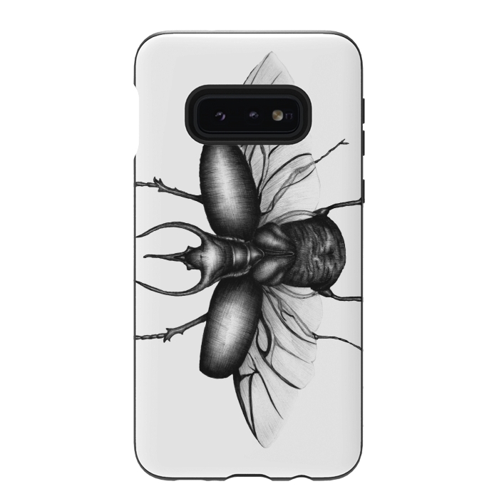 Galaxy S10e StrongFit Beetle Wings by ECMazur 