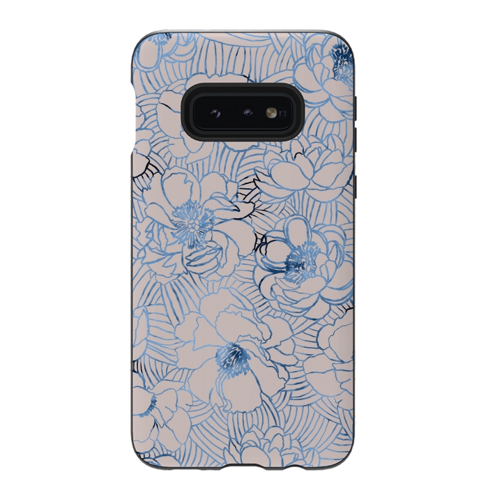 Galaxy S10e StrongFit ThistleDown  by Victoria Krupp-Rombalski