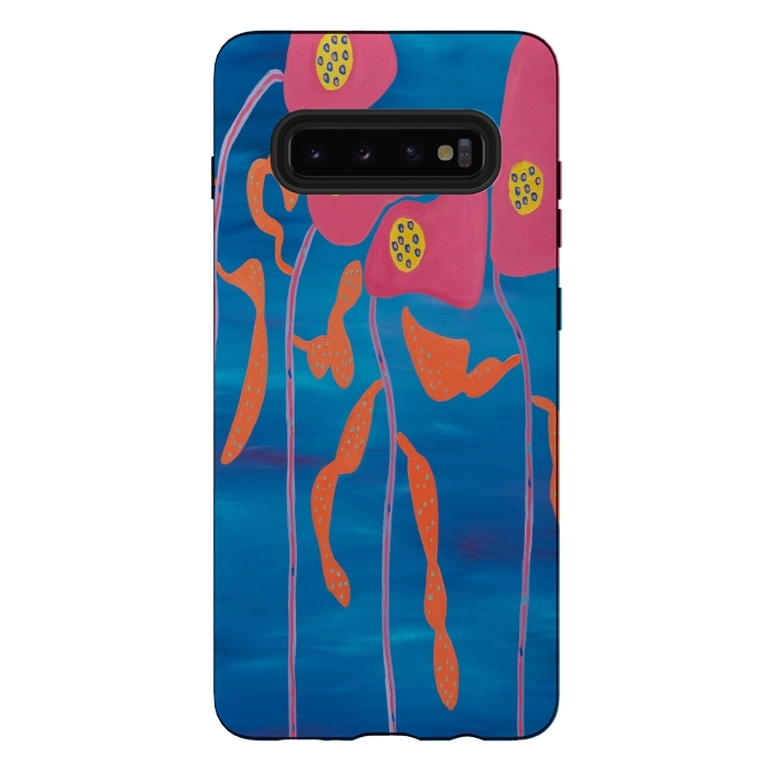 Galaxy S10 plus StrongFit Flowers of Chrion by Helen Joynson