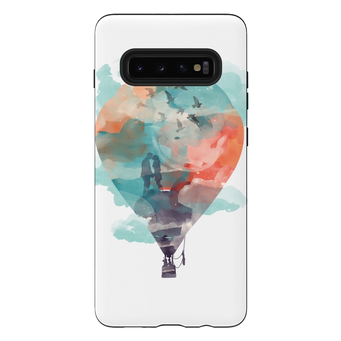 Galaxy S10 plus StrongFit Fly and Free by Elizabeth Dioquinto