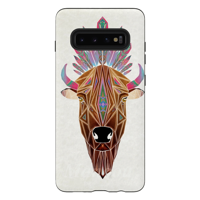 Galaxy S10 plus StrongFit bison by Manoou