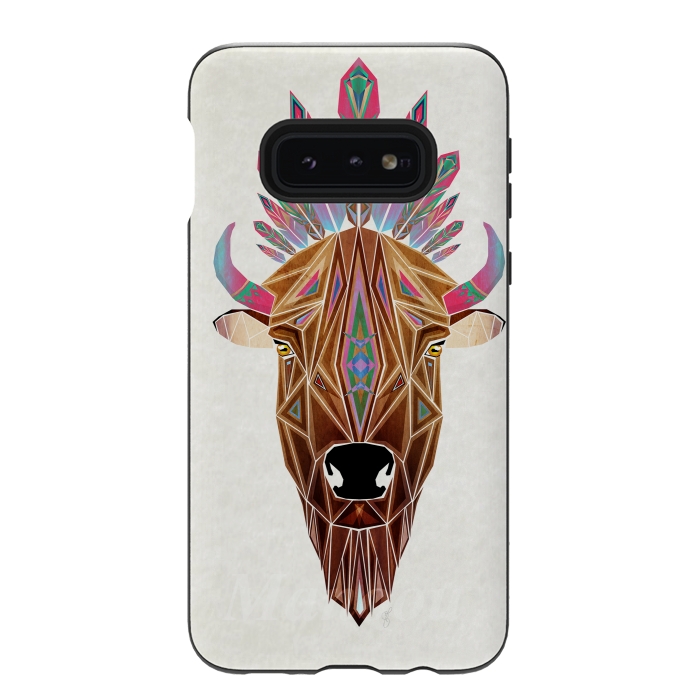 Galaxy S10e StrongFit bison by Manoou