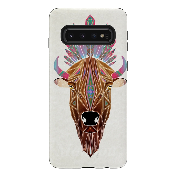 Galaxy S10 StrongFit bison by Manoou