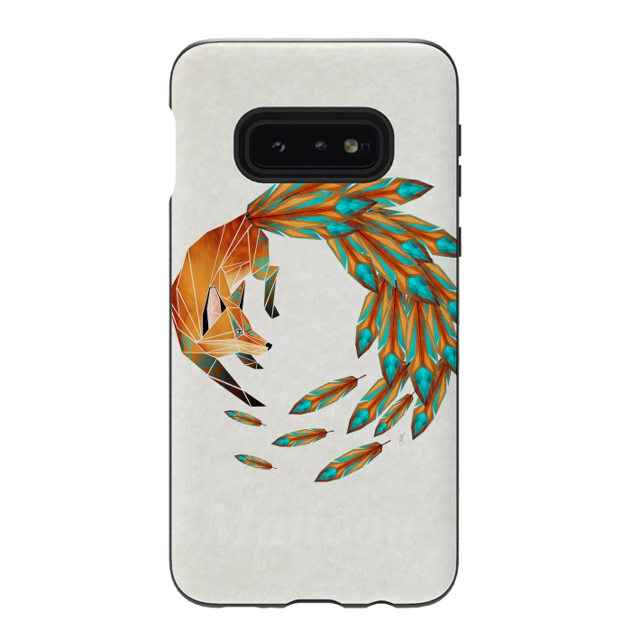 Galaxy S10e StrongFit fox cercle by Manoou