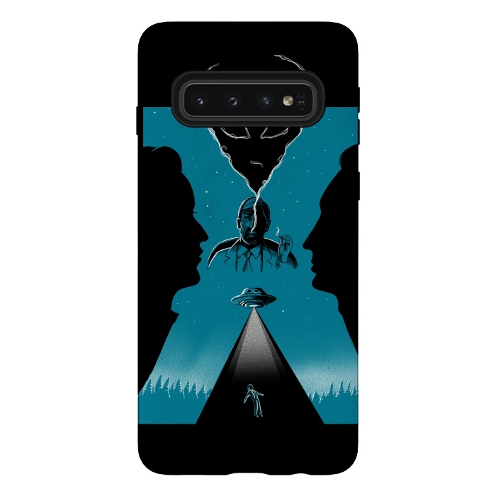 Galaxy S10 StrongFit Letter x by Coffee Man