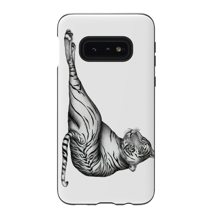 Galaxy S10e StrongFit The Hunter | Tiger by ECMazur 