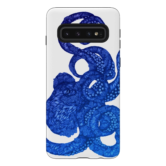 Galaxy S10 StrongFit Ombre Octopus by ECMazur 