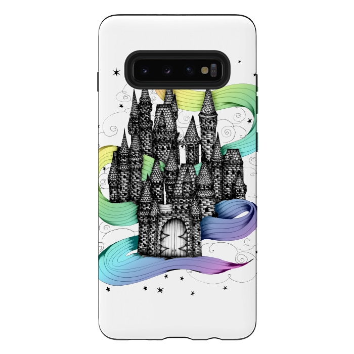Galaxy S10 plus StrongFit Super Magic Rainbow Dream Castle by ECMazur 