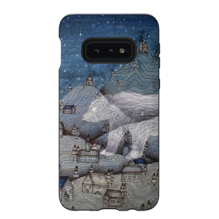 Galaxy S10e StrongFit I Protect this Place II | The Bear by ECMazur 