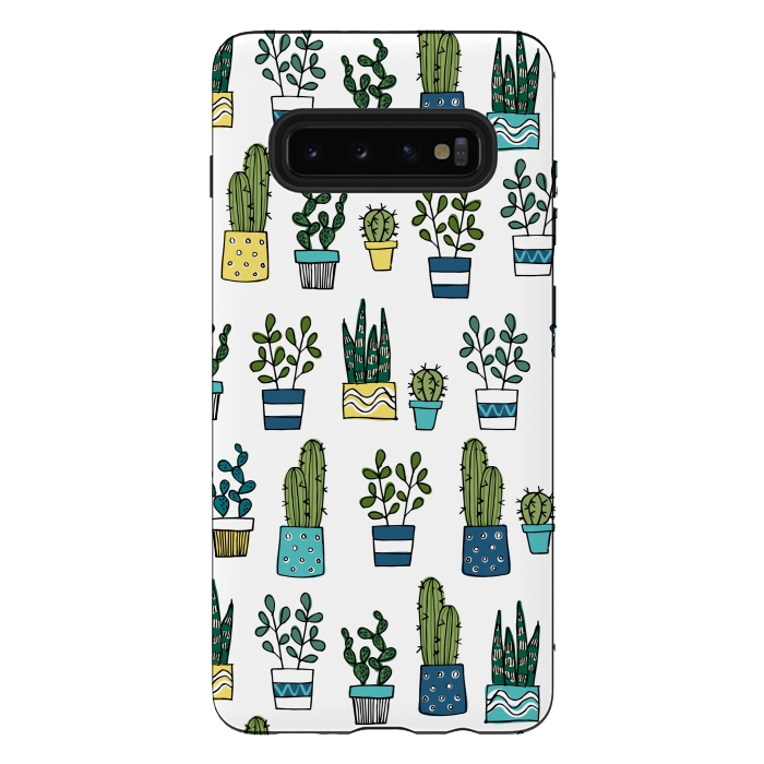 Galaxy S10 plus StrongFit House Plants by Laura Grant