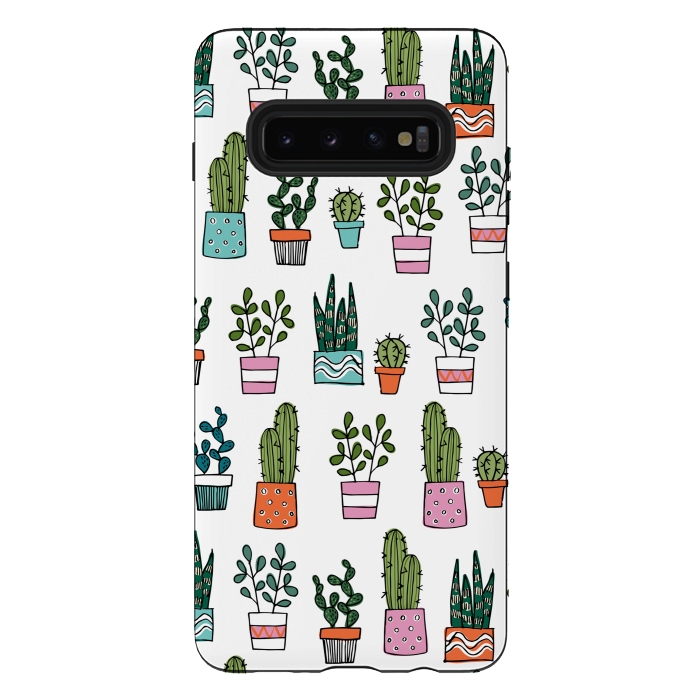 Galaxy S10 plus StrongFit cacti in pots 2 by Laura Grant